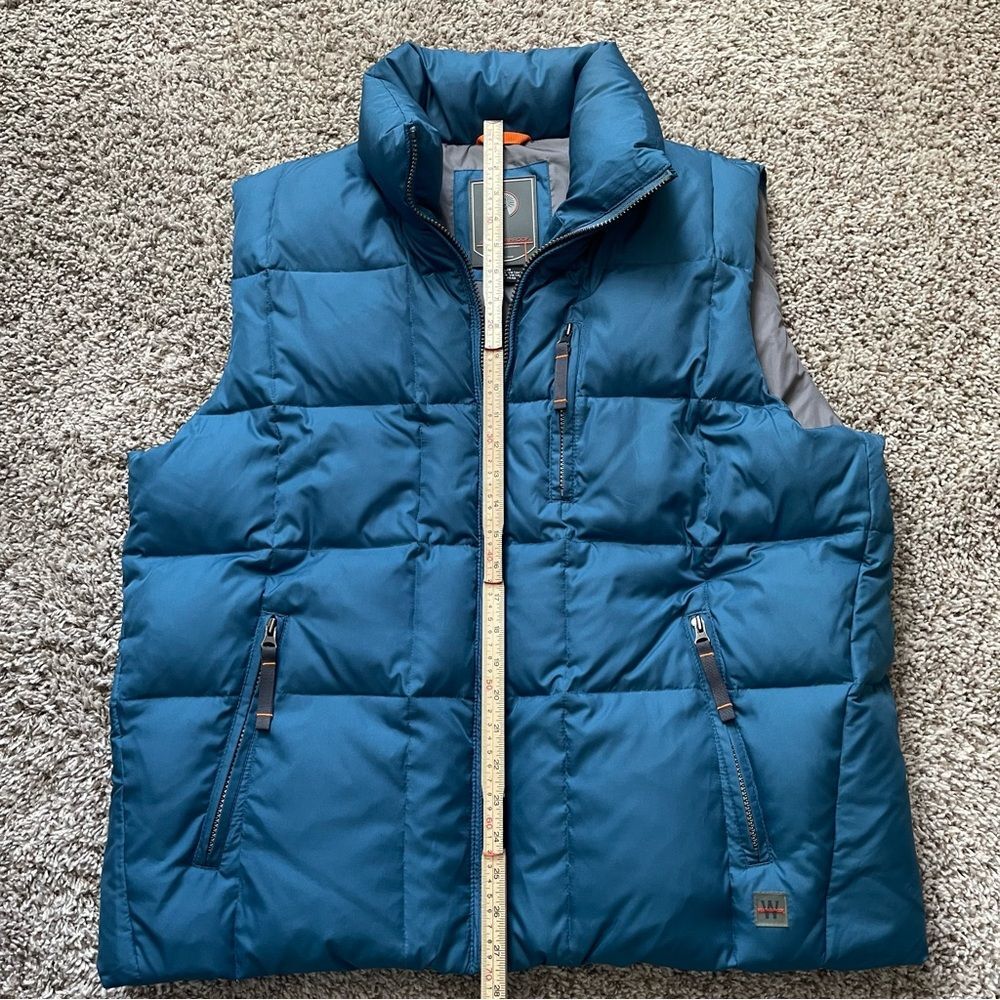 Weatherproof Garment Co Blue Quilted Puffer Vest Large Gorpcore Aesthetic NWOT - Picture 10 of 15
